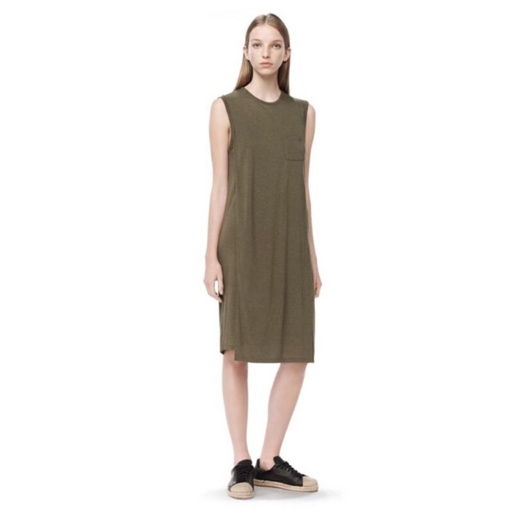 T by Alexander Wang Classic Overlap Dress